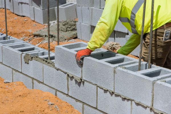 Concrete Blocks Installation in Raleigh