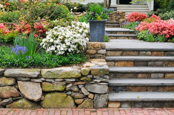 Stone Stairs Repair in Raleigh