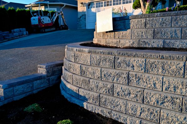 Stone Retaining Wall Repair in Raleigh