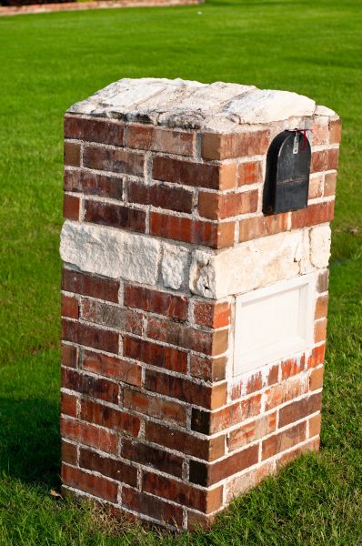 Brick Mailbox Installation in Raleigh