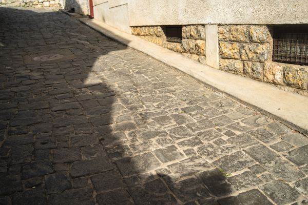 Stone Sidewalk Repair in Raleigh