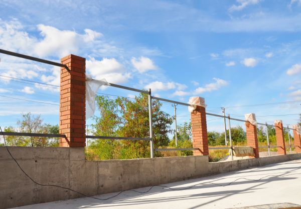 Brick Pillar Installation in Raleigh