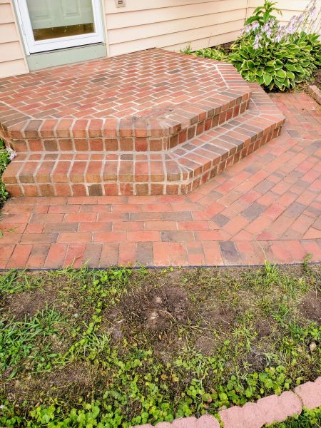 Brick Stoop Repair in Raleigh